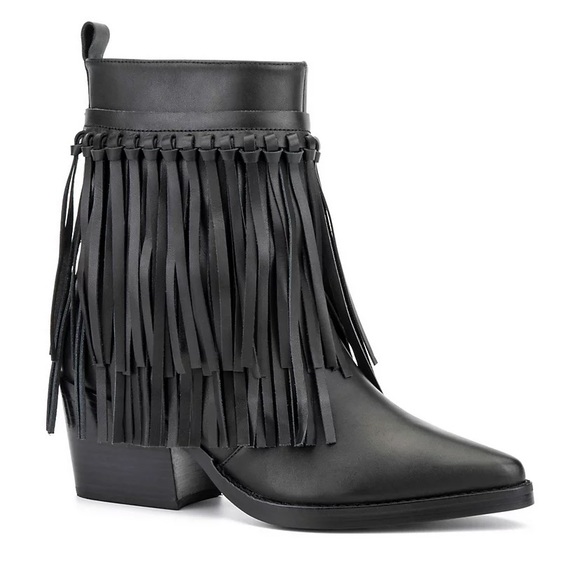 NWOB Rebel By Rebel Wilson Sz 11 Black Ankle Boots - Picture 1 of 12